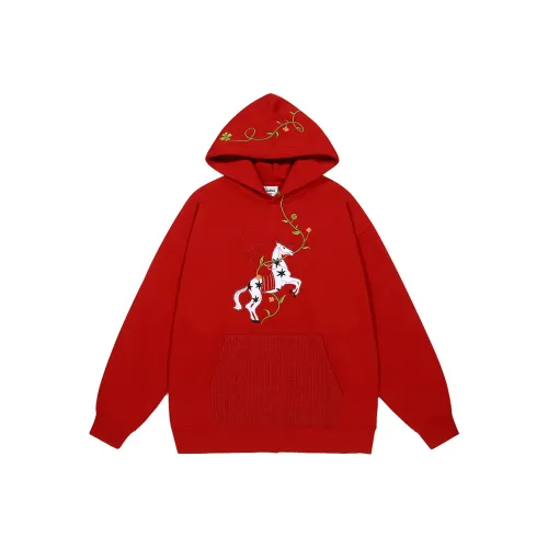 Guuka Equestrian Красный Унисекс Свитшоты