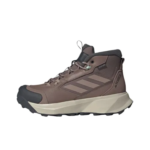 Adidas Кожа Короткий Аутдор Унисекс Коричневый