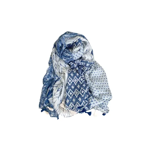 JW Хлопок лен смесь вязаные шарфы женские