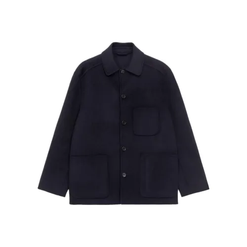 ARKET Темно-синие мужские куртки