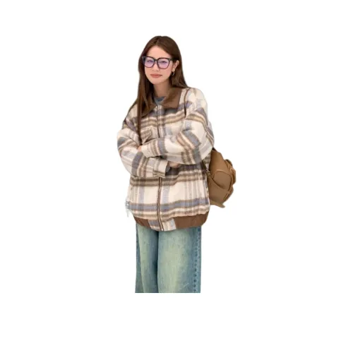 TXGN Клетчатый Женский Куртки