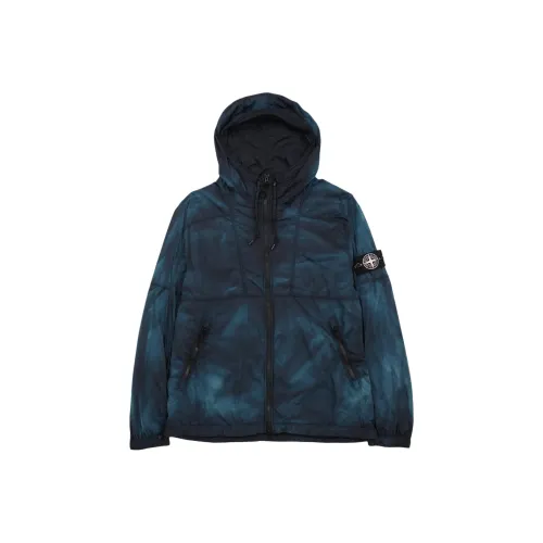 STONE ISLAND Кожа Touch Нейлон TC Коррозионное Обработка Куртка Синий MI Куртка Унисекс