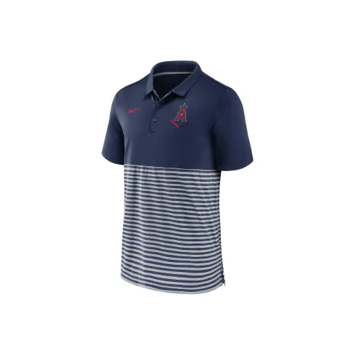 nike Морской Синий Мужское Поло