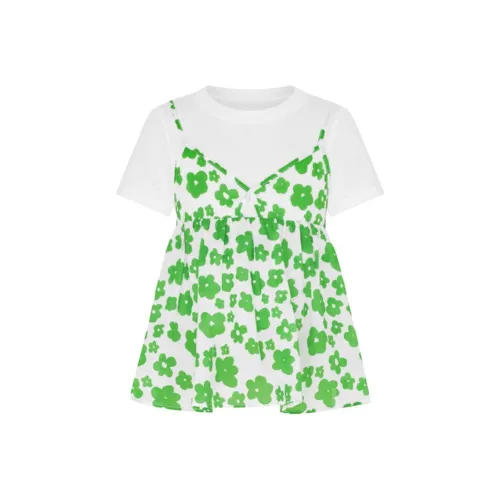 Little MO CO. T-рубашка Детская Изумрудно-зеленая