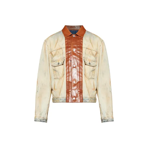 DSQUARED 2 Бежевый Мужской Джинсовые Куртки