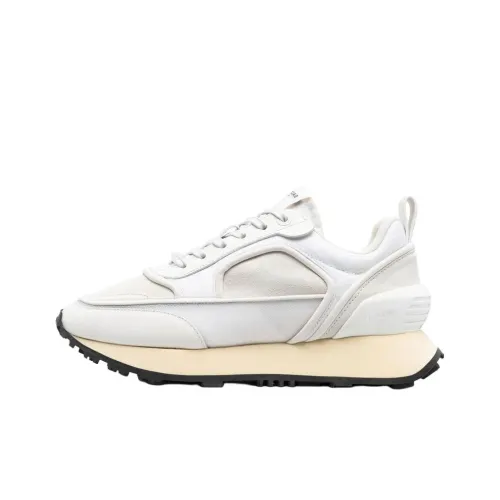 BALMAIN Racer Устойчивый к истиранию Низкий Топ Повседневная обувь Женская Белая