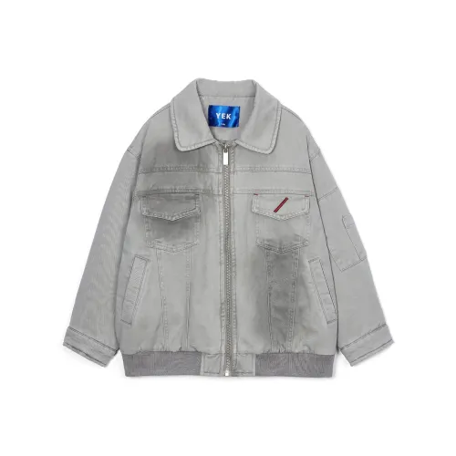 YEK Серый Унисекс Куртки