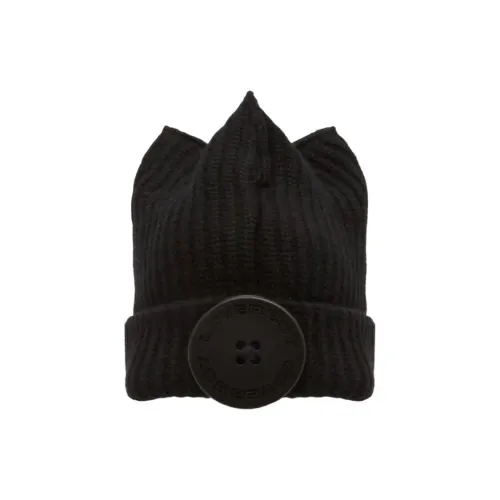 CHARLES JEFFREY Sheepskin Beanies Женские Черный