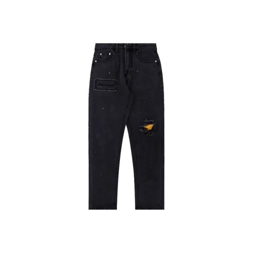 Wooden Rabbit 3056 Черные Мужские Джинсы