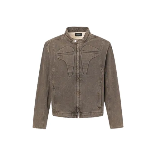 CAT'S PAW Коричневый Унисекс Джинсовые куртки