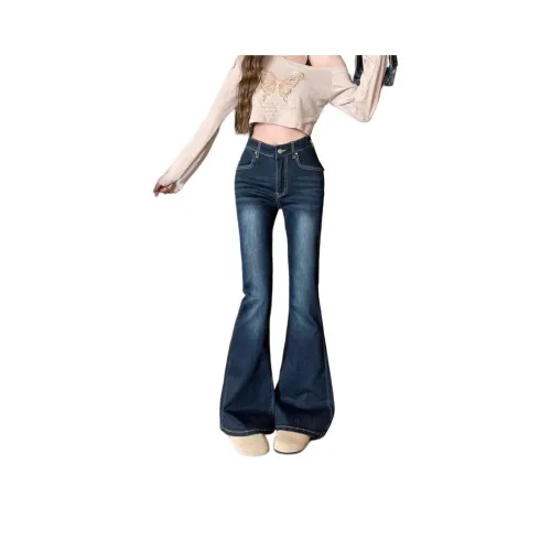 NRXX Темно-синий Унисекс Джинсы