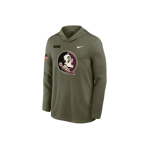 Nike Florida State FW25 2025 Военный стиль Appreciation Свитшот Мужской