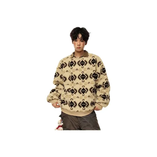 AOPAISHARK Кофейный Унисекс Свитшоты