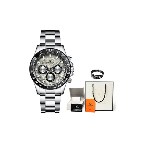 ROERDUM Ditan Collection Механический механизм ремешок из нержавеющей стали мужские часы серебристый циферблат