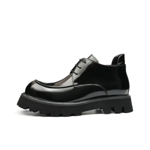 FARVARWO Мартинсы Натуральная кожа Мужская обувь MID Топ Обувь Мужская