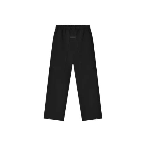 Fear Of God Essentials SS25 Bonded Canvas Work Pants Jet Black Casual Pants Men's