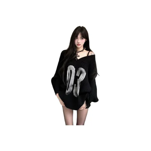 XIANSINIAO Черный Женский Трикотаж