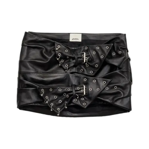 ISABEL MARANT Кожаные короткие юбки Женские