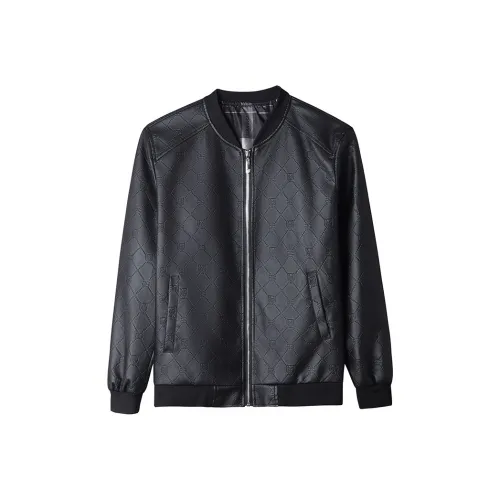 Candito Без подкладки кожаная куртка унисекс