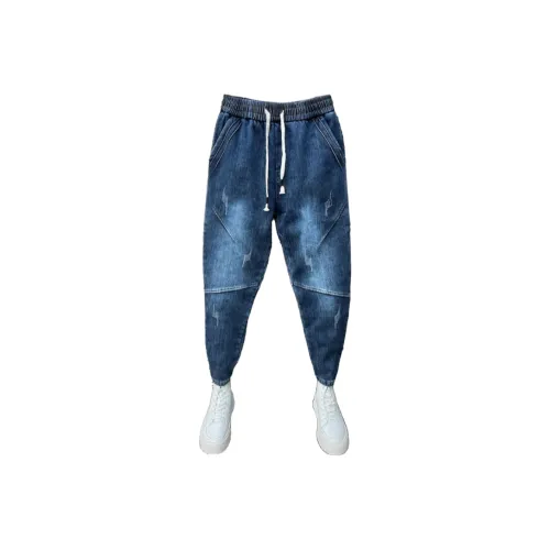 CAT'S PAW Синий Унисекс Джинсы