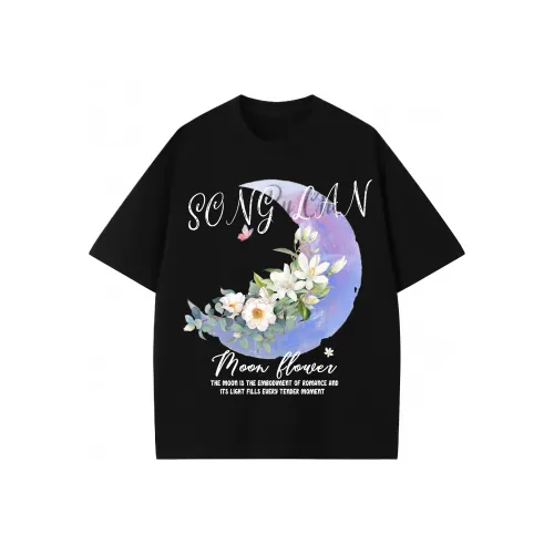 SONGLAN Черный Унисекс T-рубашки