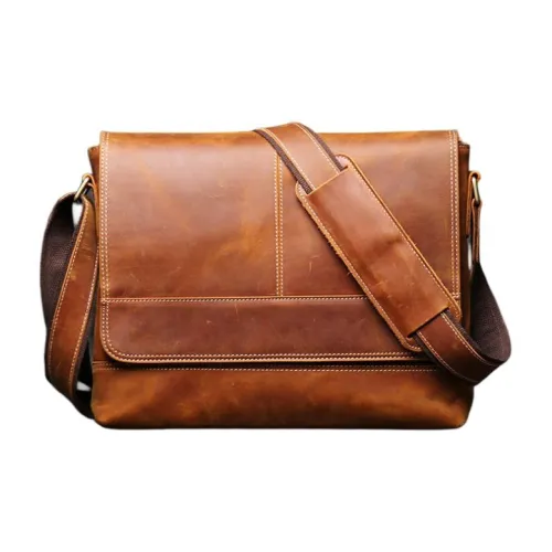 VANDEE Коровья кожа Сумка через плечо Стандартная Мужская Многоцветная