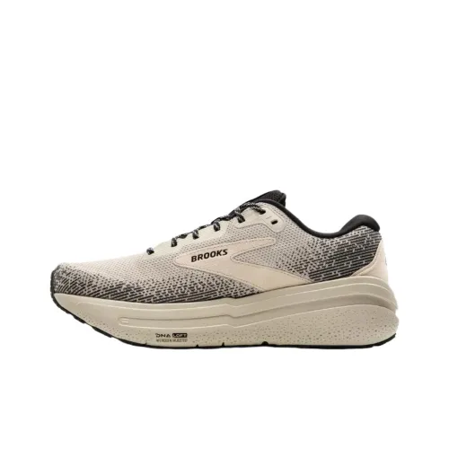 Беги Brooks Ghost Max 2 Кроссовки Женские Бежевые Черные