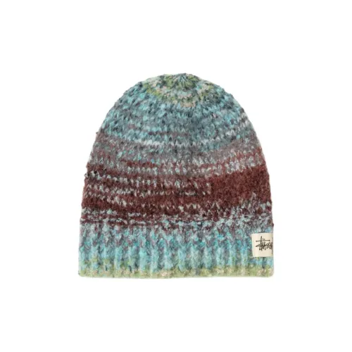 Stussy Акриловые шапки-бини унисекс синие красные