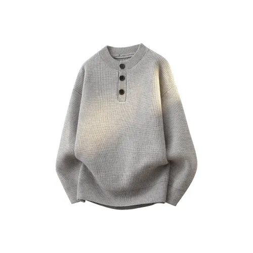 BAOZAN Серый Унисекс Трикотаж