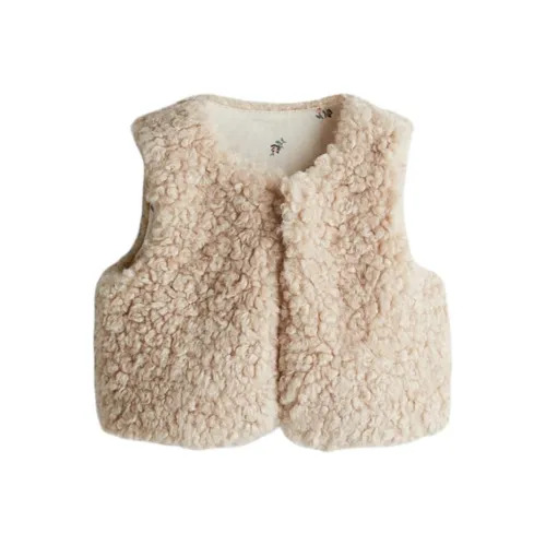 H M Светло-бежевые Детские Жилеты