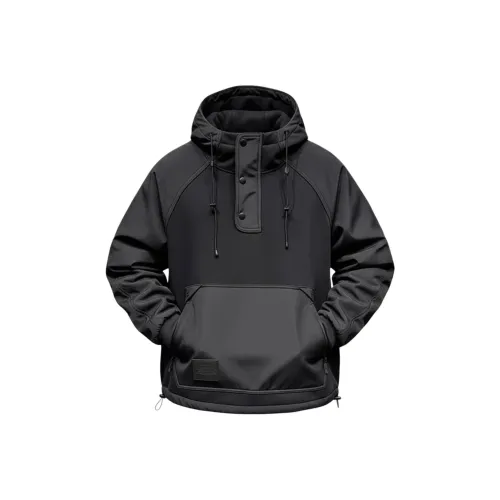 BANKONGSHAN Черный Унисекс Куртки