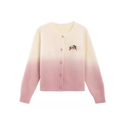 ABBY GODDESS Осенний Трикотаж Женский Розовый