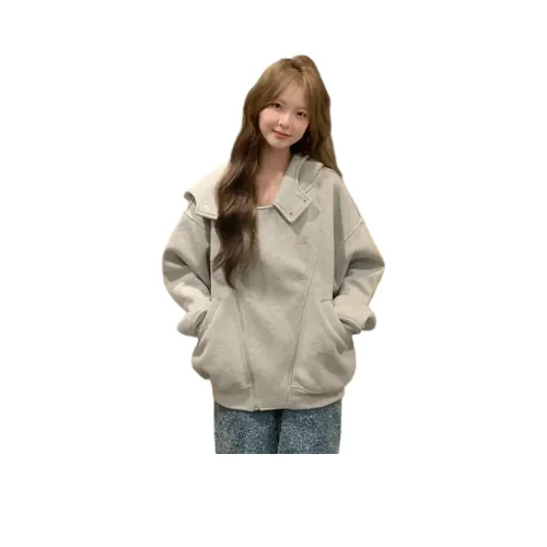 GRAYISMOON Серый Женский Свитшот