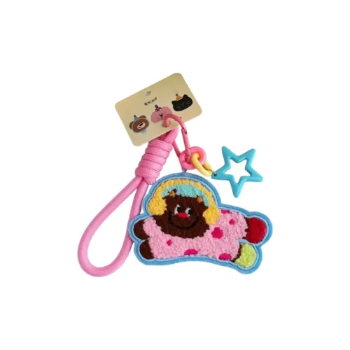 MDH Cute Sweet Style Вышивка Милый Дизайн с Домашними Животными Украшение Девичье Сердце Украшение Плюшевая Подвеска Примерно 8см 8,3см 8,5см Рекомендуемая Высота