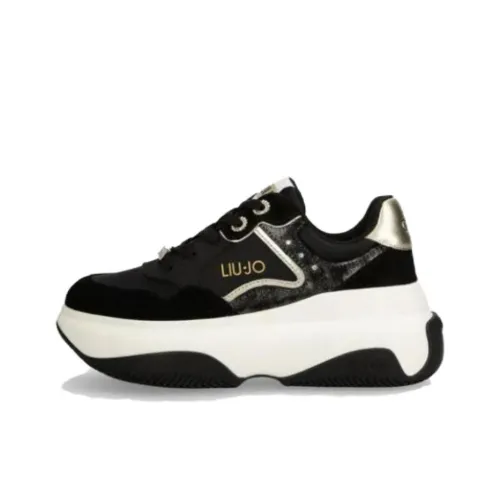 LIU·JO JUNE 22 Низкий Топ Повседневная Обувь Женская Черный Белый