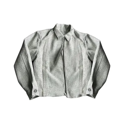 H.V.G.A Серый Белый Унисекс Куртки