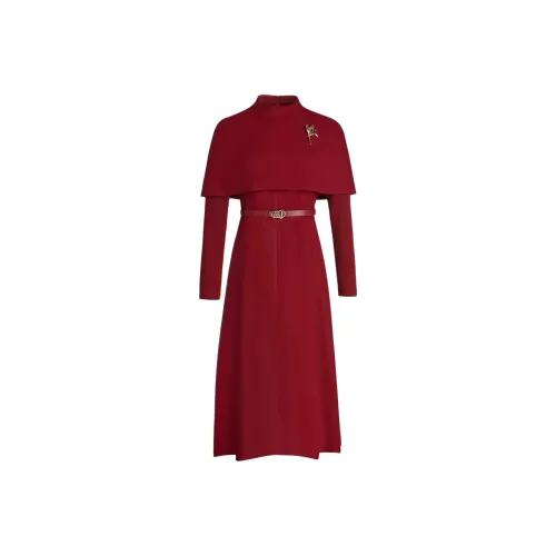 NAIKOU Длинное платье с длинными рукавами женское