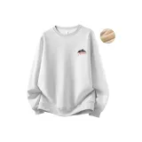 Белый, серый, красный текст (утолщенный и с флисовой подкладкой)