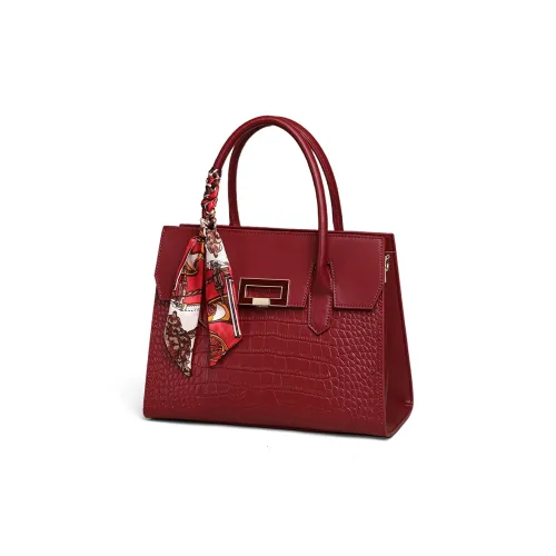 EBLAN Коровья кожа Сумка Стандартная Женская Красная