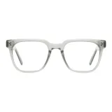 Светло-серая оправа с темно-серыми линзами