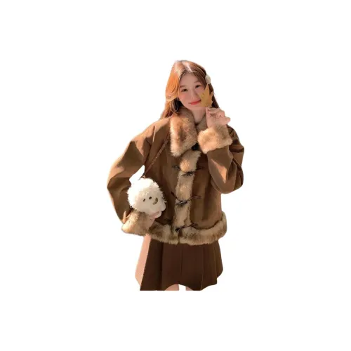 CHARM GLOW Бархат Feel Пальто Женское