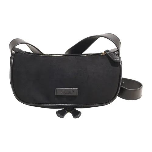 Gerlanx Замша Сумка через плечо Стандартная Женская Черная Коричневая Кофейная