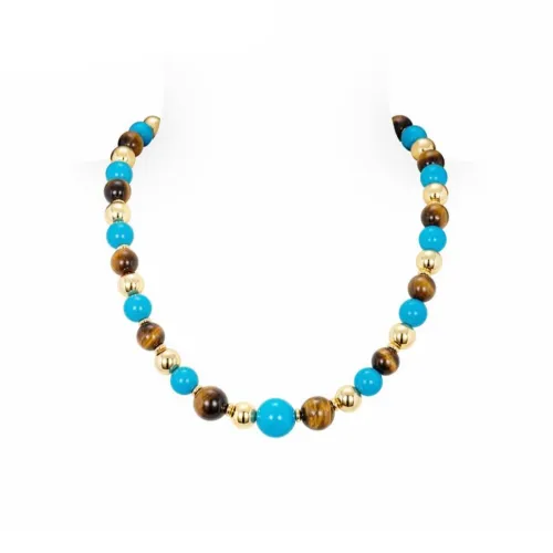 GAONAS Ожерелья с синтетическим кубическим цирконием унисекс