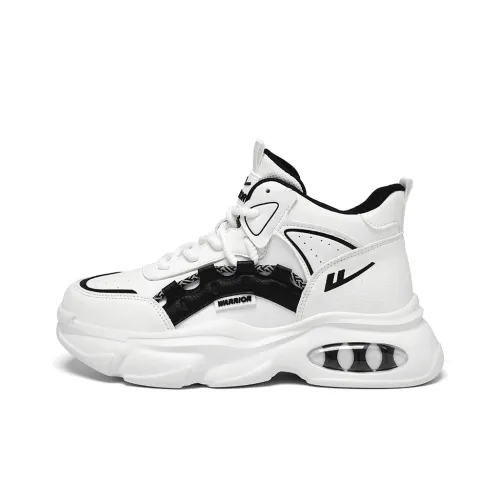 Warrior визуально увеличивает рост устойчивый к истиранию легкий высокий топ кроссовки с толстой подошвой мужские
