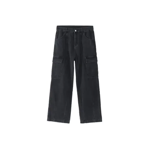 PLQV Черные Мужские Джинсы