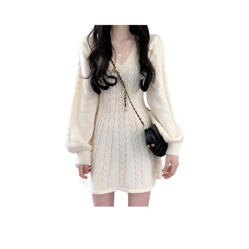 VINMUK Длинное платье с длинными рукавами женское