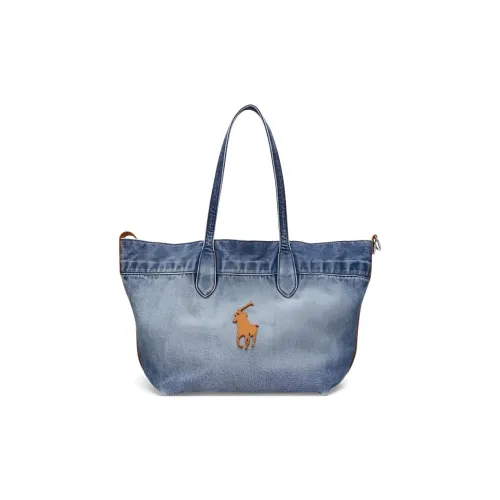 Polo Ralph Lauren Хлопок Сумка Стандартная Женская Индиго