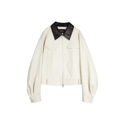 ELLE Экрю Женские Куртки