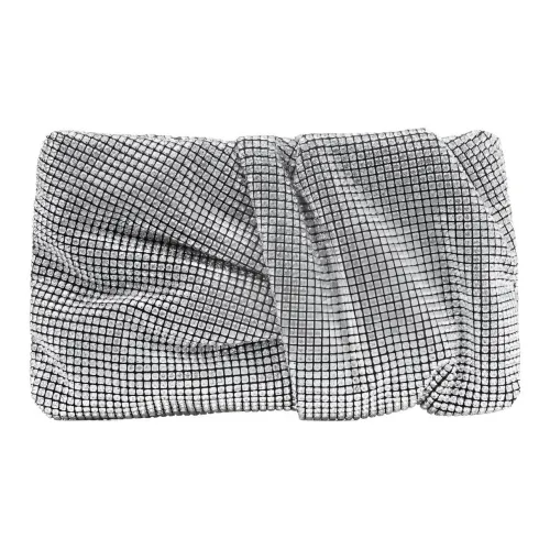 Jimmy Choo Satin Одно плечо Сумка Женская Серебряная