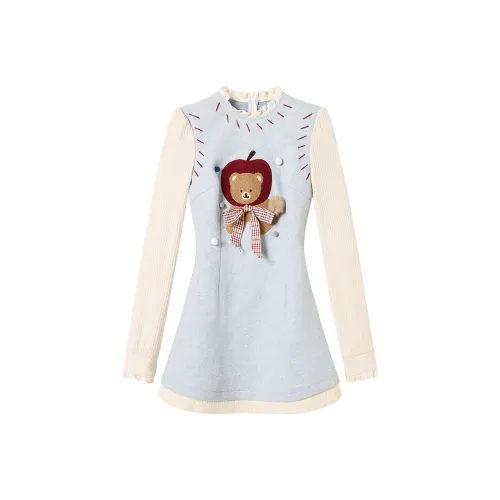 FABRIC PIG Длинное платье с длинными рукавами женское